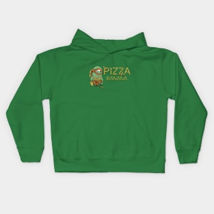 Pizza in Banana Kids Hoodie